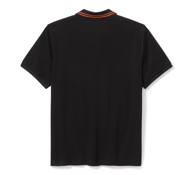 HARLEY-DAVIDSON® POLO-KNIT, BLACK - Pcs