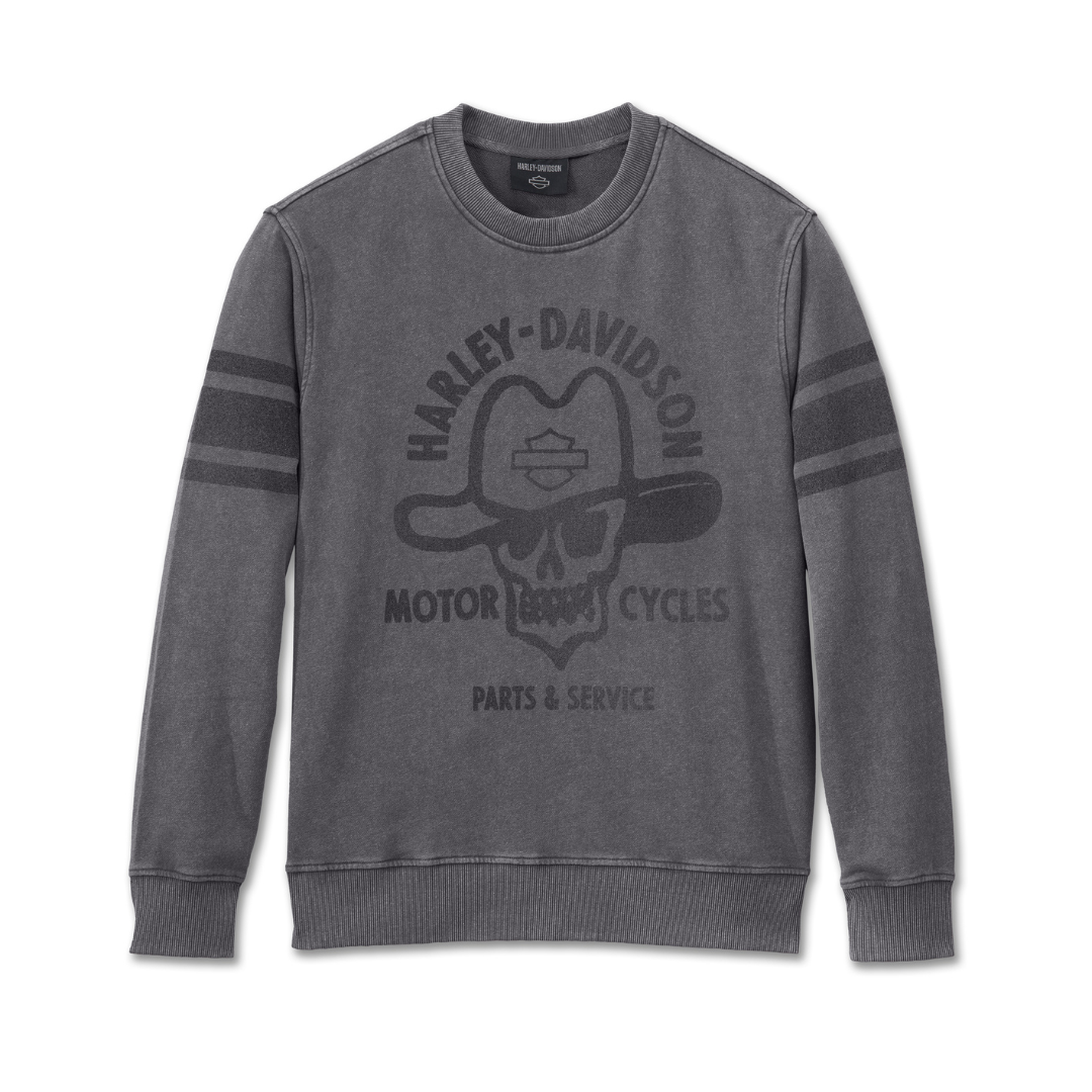 HARLEY-DAVIDSON® R-SWEATSHIRT-KNIT,GREY