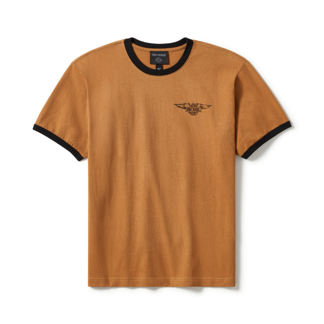 HARLEY-DAVIDSON® R-TEE-KNIT,BROWN