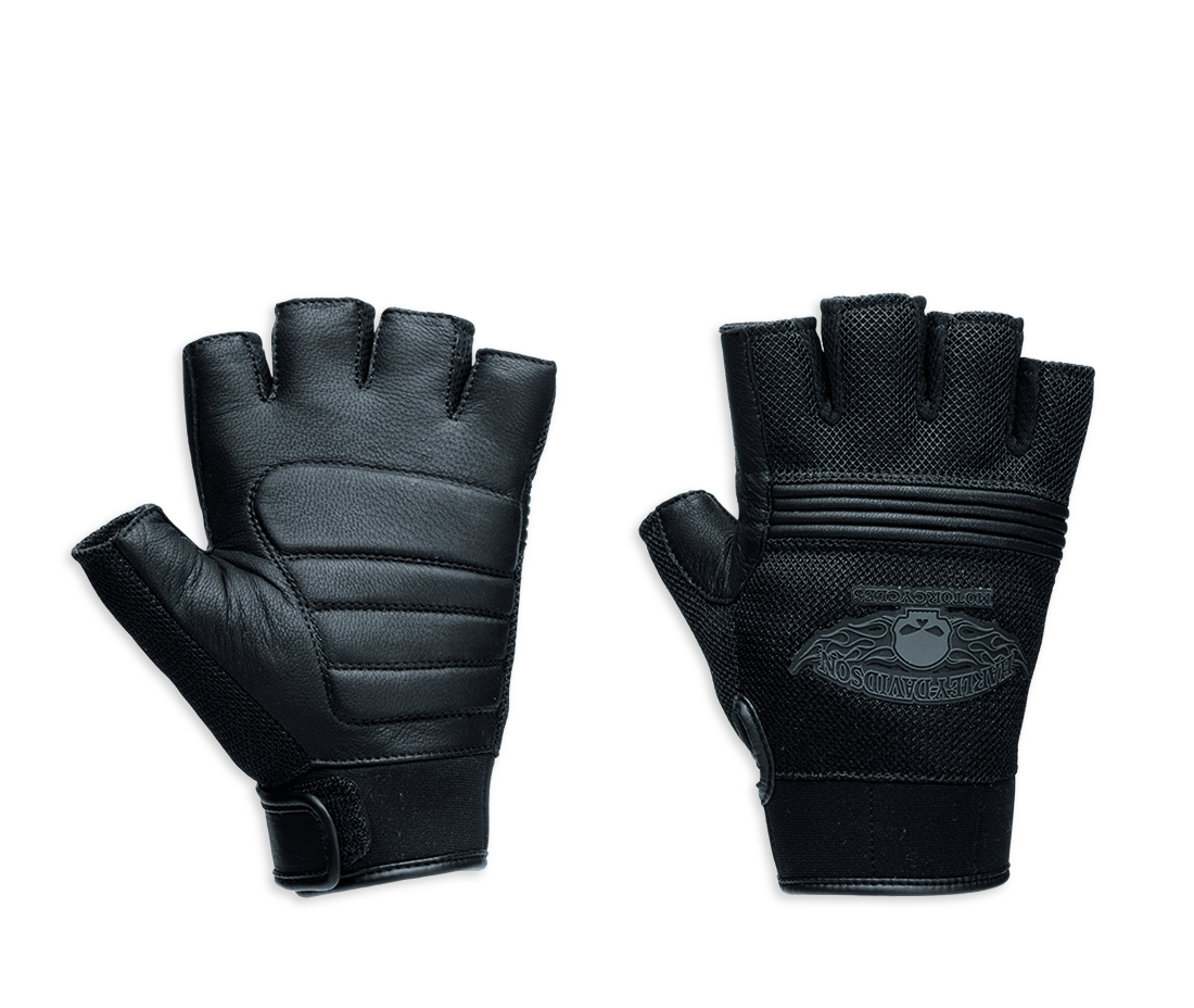 HARLEY-DAVIDSON® GLOVE-F/L,WINGED SKULL,BLK98277-14VM/000M