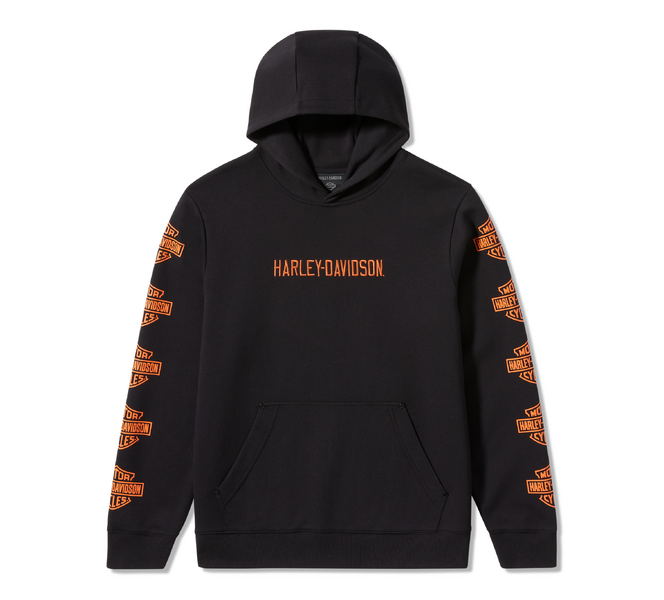HARLEY-DAVIDSON® HOODIE-KNIT,BLACK
