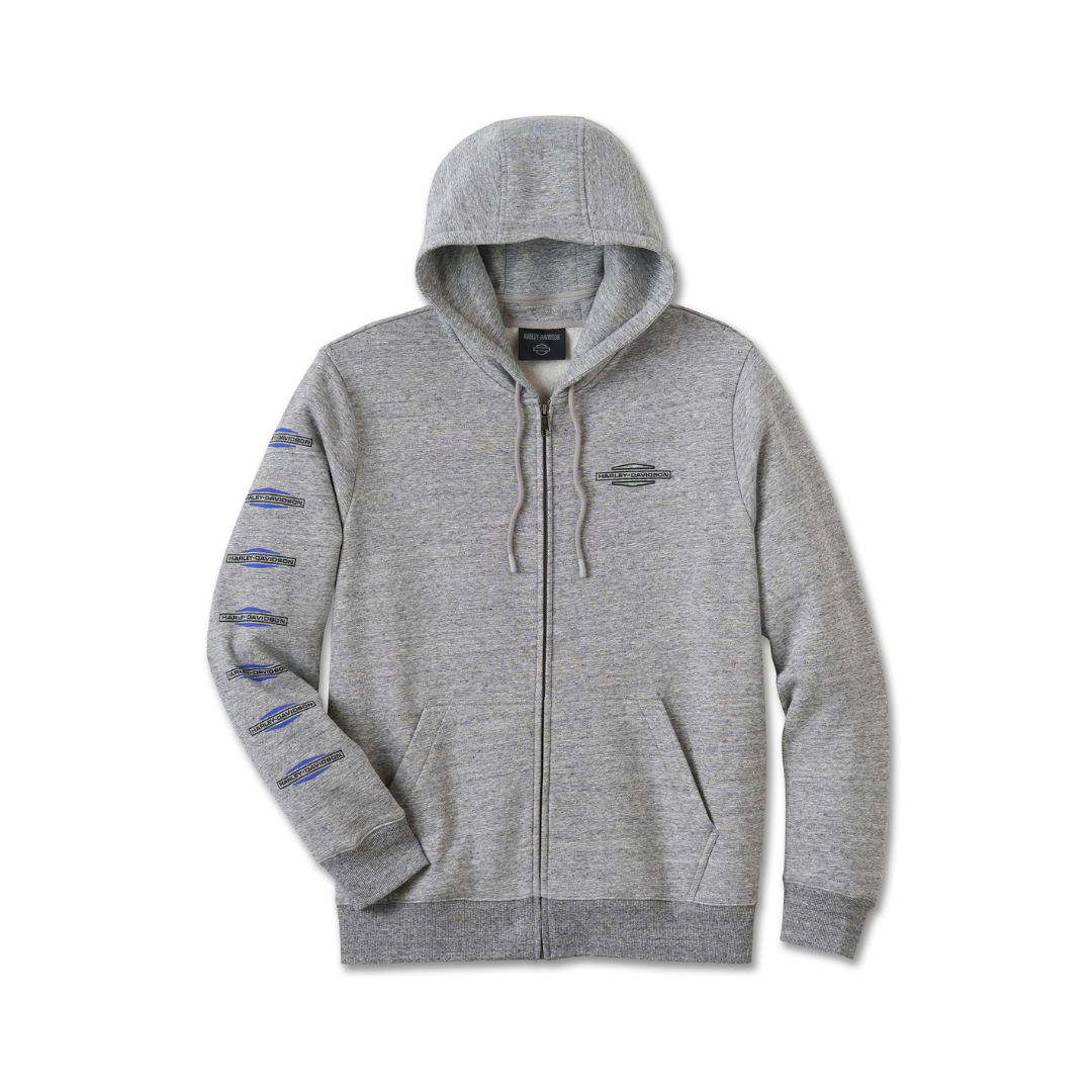 HARLEY-DAVIDSON® R-HOODIE-KNIT,HEATHER GREY