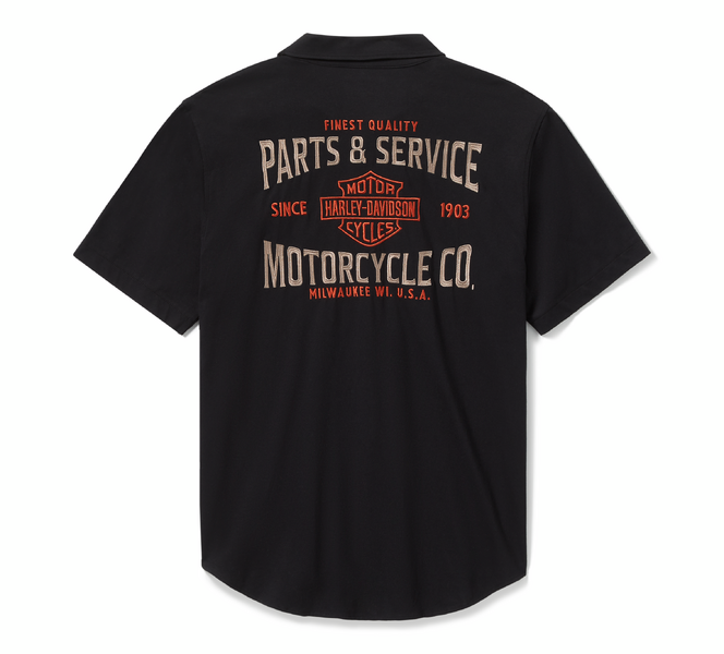 HARLEY-DAVIDSON® SHIRT-KNIT,BLACK