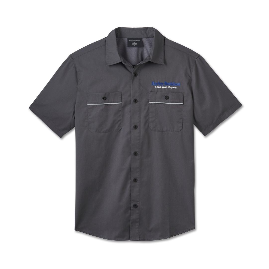 HARLEY-DAVIDSON® R-SHIRT-WOVEN,GREY
