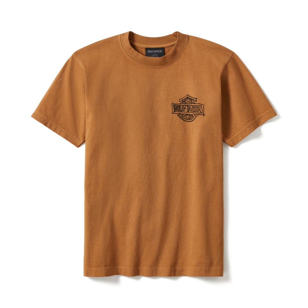 HARLEY-DAVIDSON® R-TEE-KNIT,BROWN