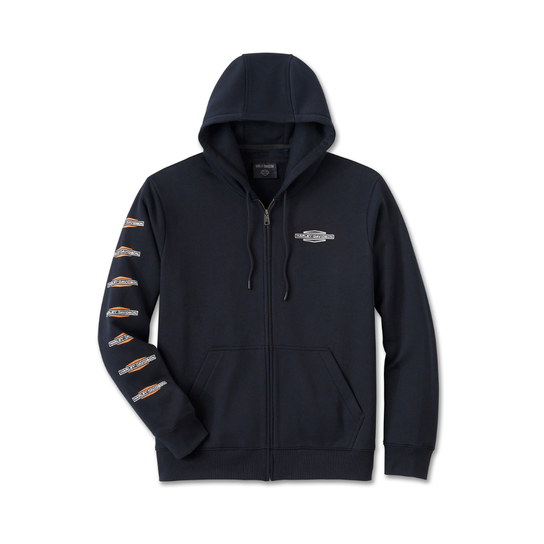 HARLEY-DAVIDSON® R-HOODIE-KNIT,BLACK
