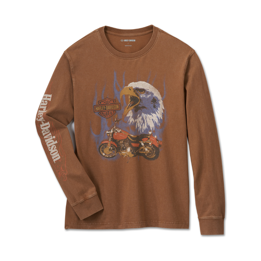 HARLEY-DAVIDSON® R-TEE-KNIT,BROWN