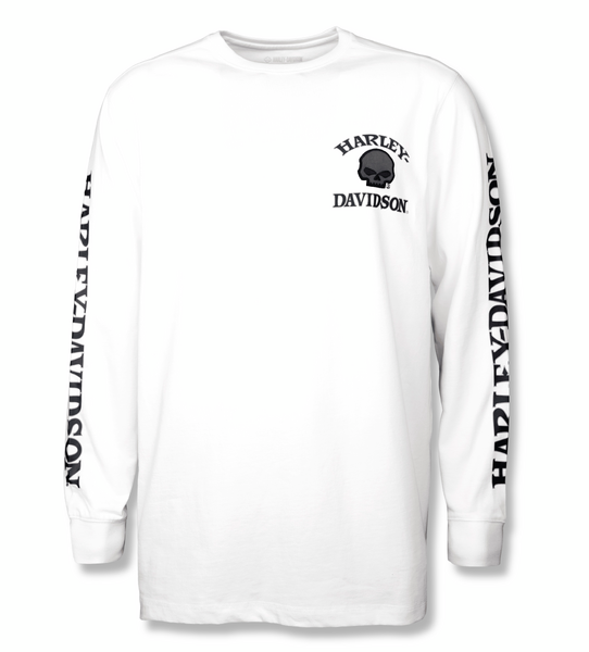 HARLEY-DAVIDSON® TEE-KNIT, WHITE -