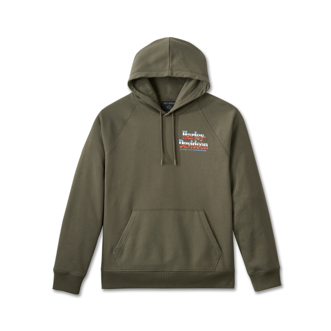 HARLEY-DAVIDSON® R-HOODIE-KNIT,GREEN