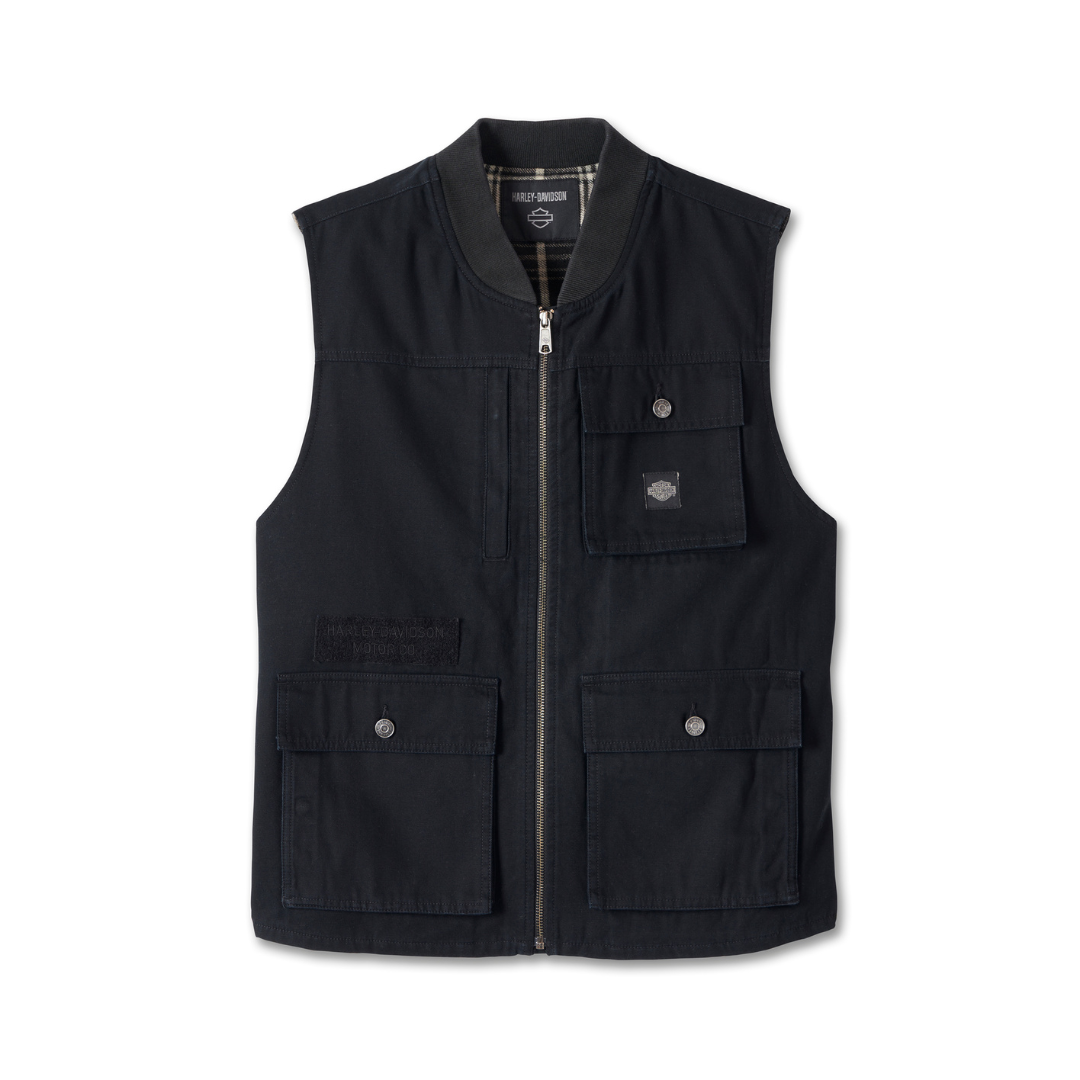 HARLEY-DAVIDSON® R-VEST-WOVEN,BLACK