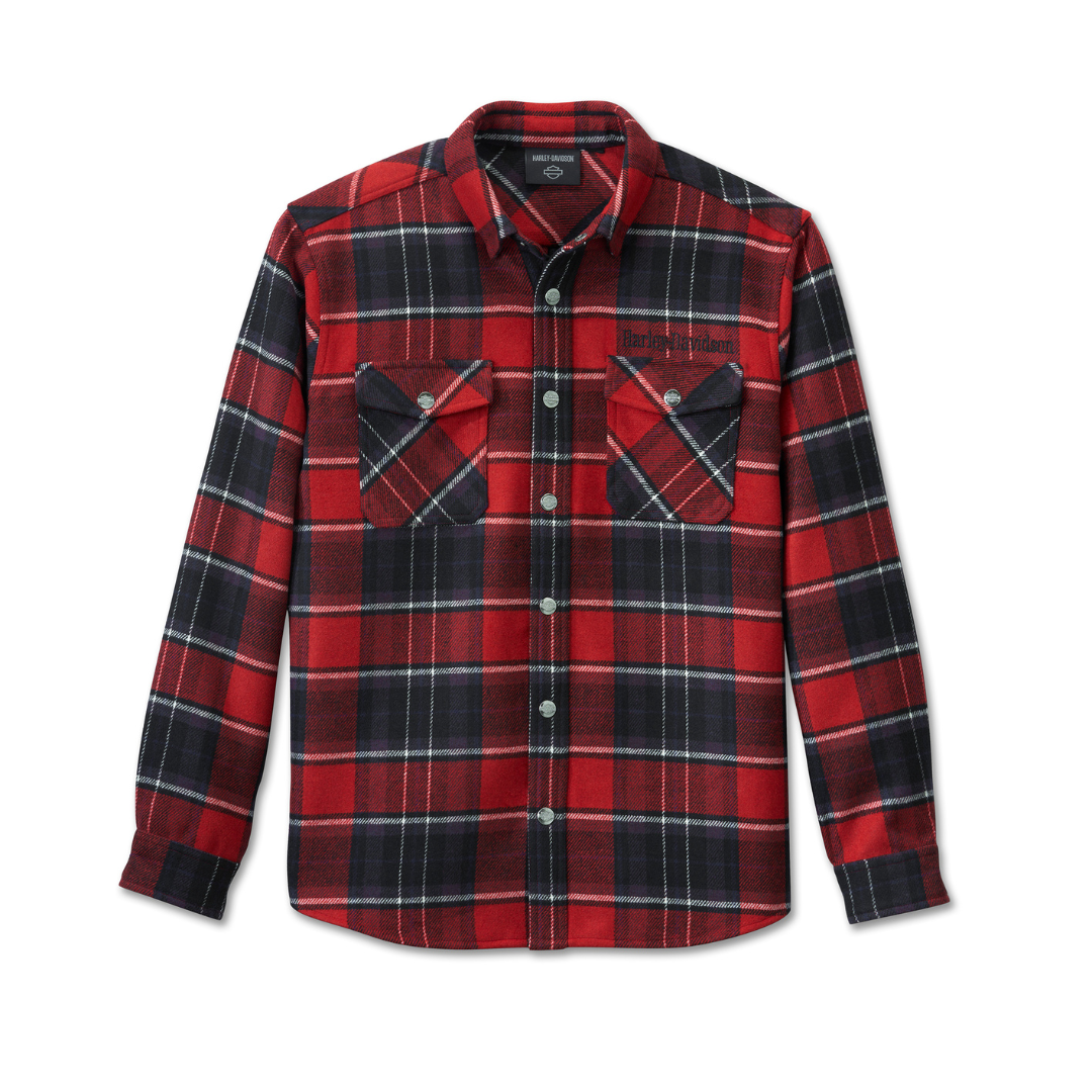 HARLEY-DAVIDSON® R-SHIRT-WOVEN,RED PLAID