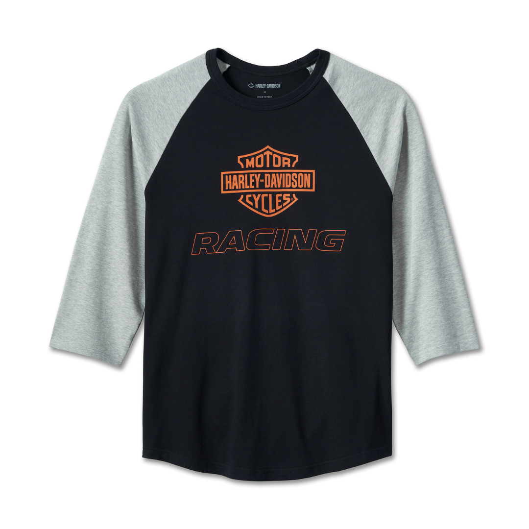 HARLEY-DAVIDSON® R-TEE-KNIT,COLORBLOCK BLACK